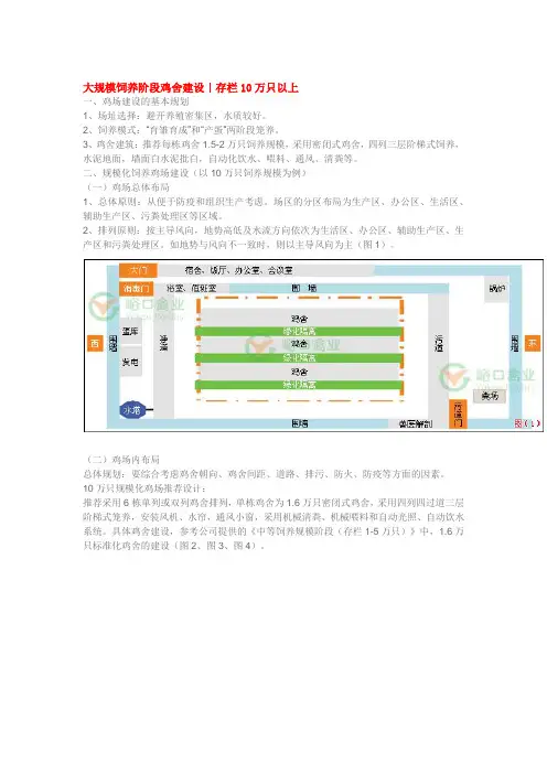 大型鸡场预算知识讲解