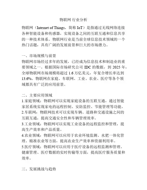 物联网 行业分析