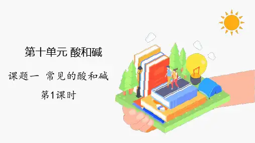 人教版九年级化学下册《常见的酸和碱》教学课件1