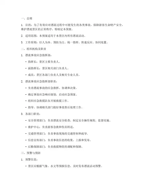 漂流事故应急预案