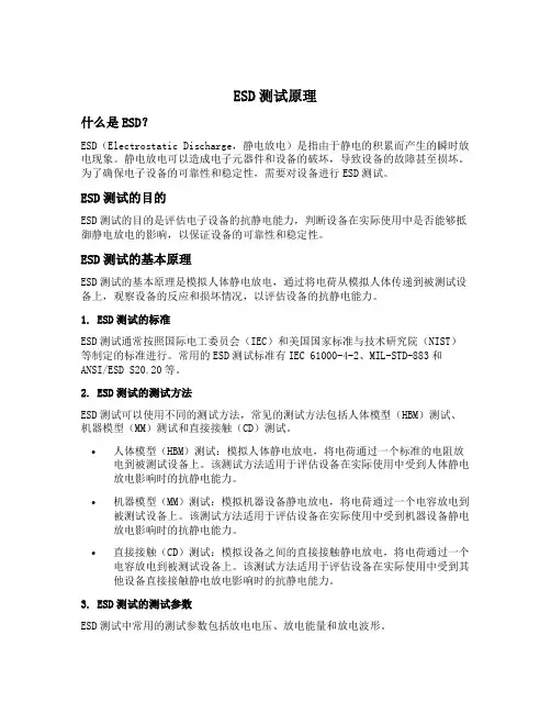 esd测试原理
