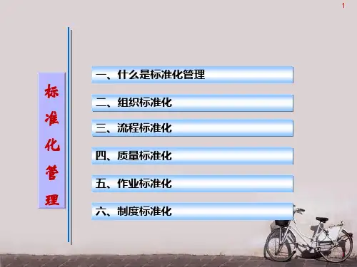 标准化管理培训手册  ppt课件