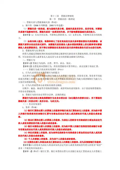票据法