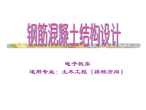 钢筋混凝土结构原理第十一章深梁(路桥方向)PPT课件