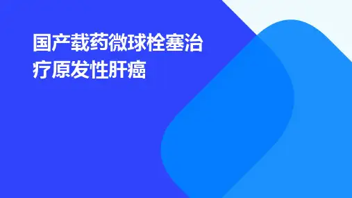 国产载药微球栓塞治疗原发性肝癌