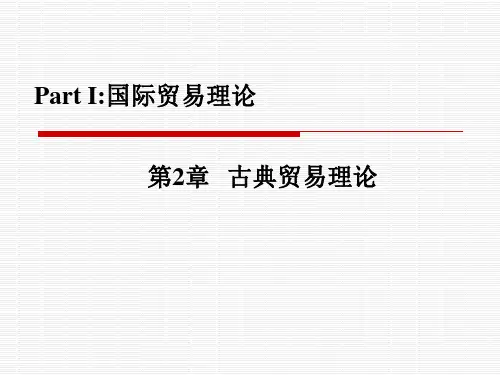 国际经济学 第2章-比较优势原理