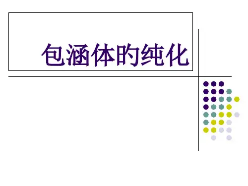 包涵体的纯化