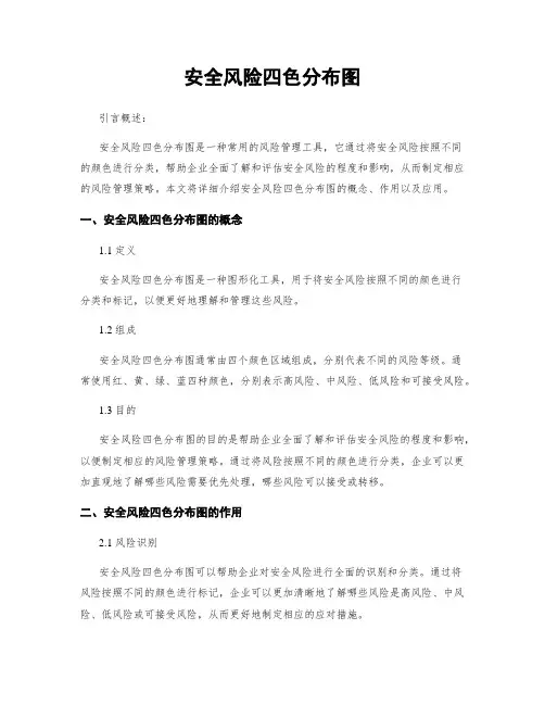 安全风险四色分布图