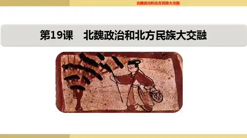 《北魏政治和北方民族大交融》PPT课件