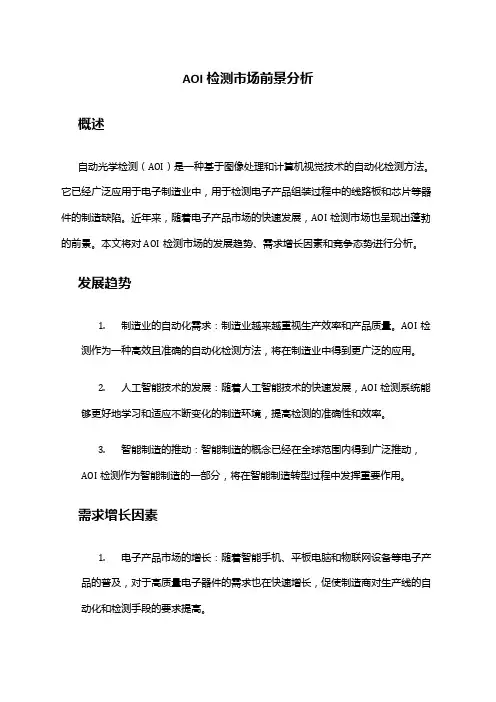 2024年AOI检测市场前景分析