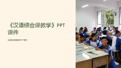 《汉语综合课教学》课件