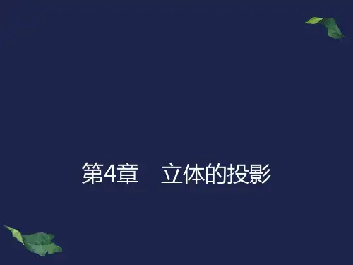 大学工程制图习题集答案第4章