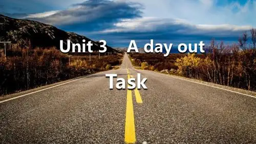 牛津译林英语八年级上册unit3Task (共29张PPT)