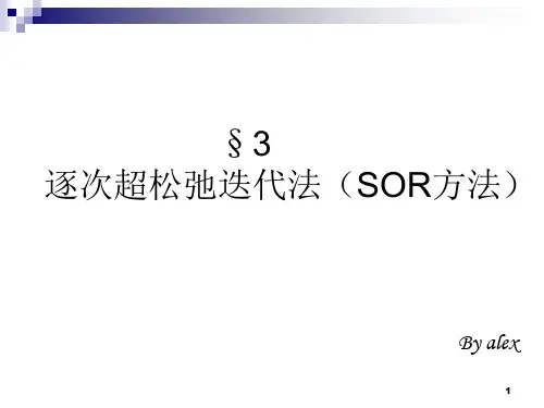 逐次超松弛迭代法