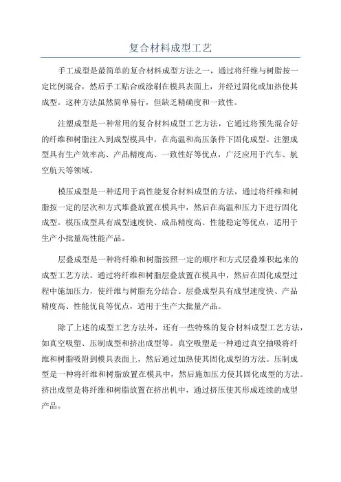 复合材料成型工艺