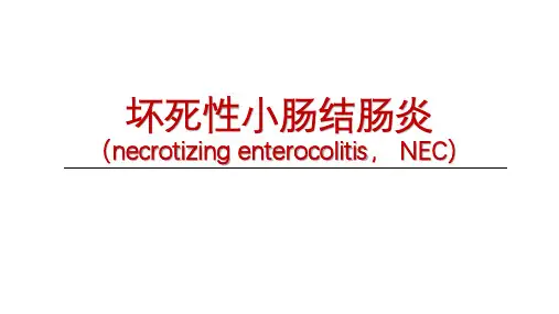 坏死性小肠结肠炎
