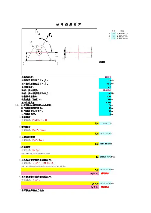 HGCAD_TPP-设备吊耳计算