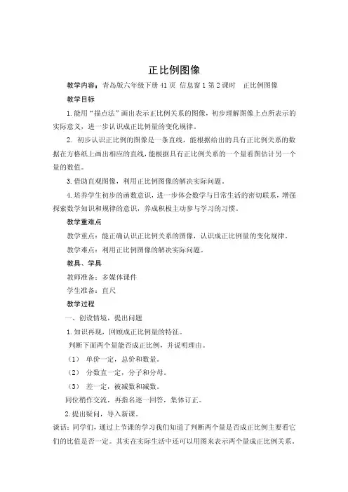 正比例图像——精选推荐