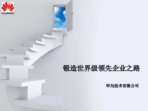 华为数通产品培训资料整理