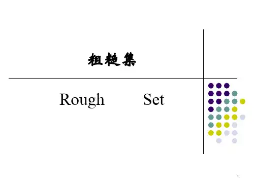粗糙集理论优质获奖课件