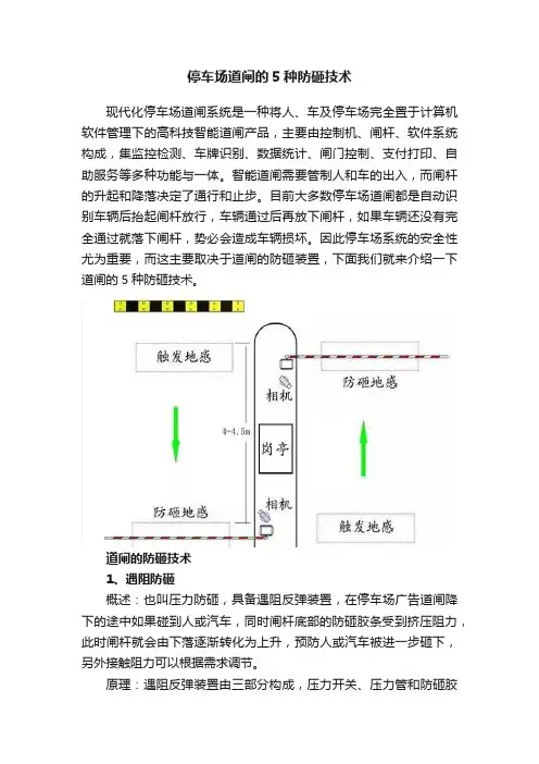 停车场道闸的5种防砸技术