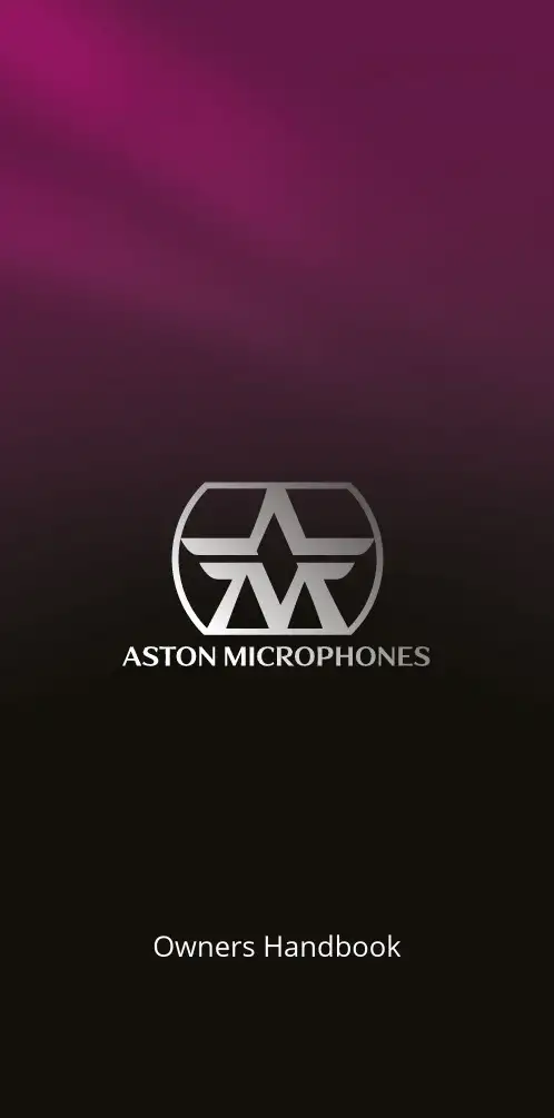 Aston Spirit电子麦克风说明书