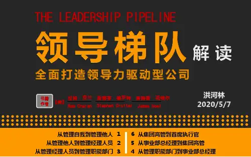 《全面打造领导力驱动型公司》201310版