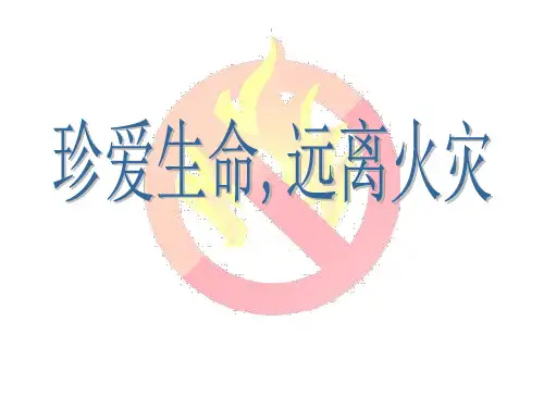 珍爱生命,远离火灾 (课件) 主题班会