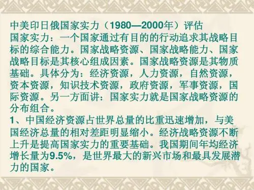 大国综合国力
