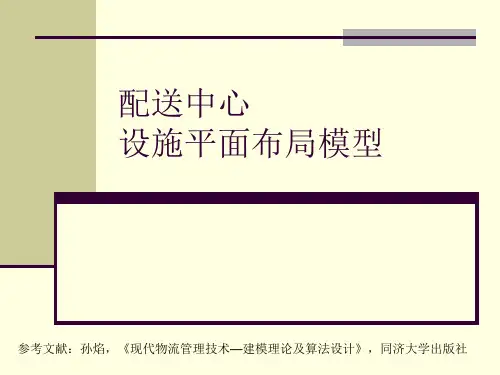 配送中心设施平面布局模型