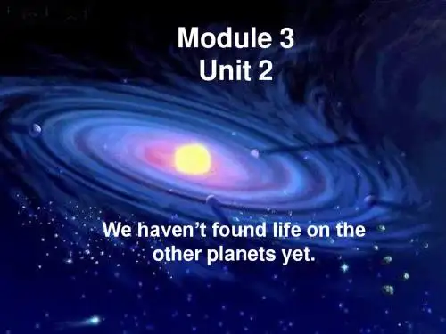 八年级上MODULE 3 Unit 2
