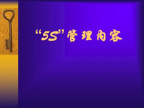 医院5S管理内容课件