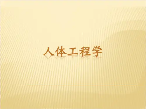人体工程学第四章人体工程学与空间设计