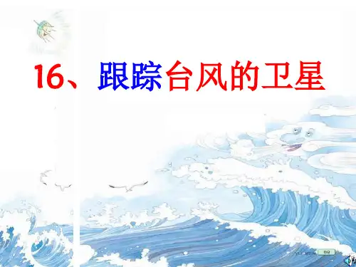 跟踪台风的卫星好用(课堂PPT)