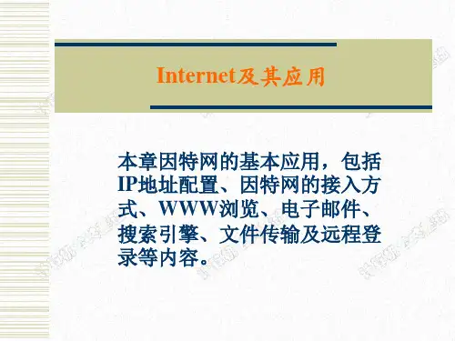 第三章 英特网的应用.ppt