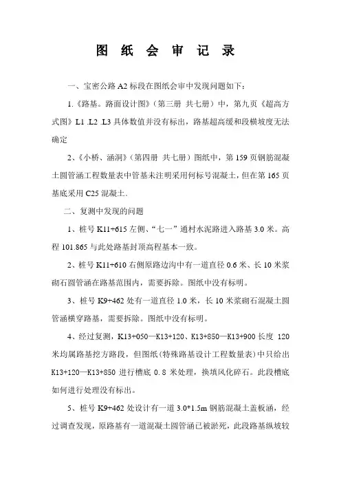 图纸会审+技术交底