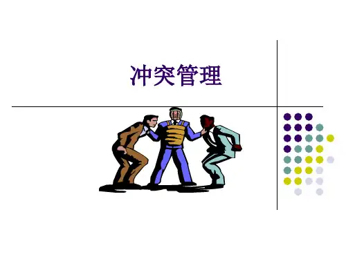 冲突管理获奖课件