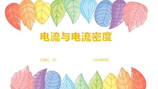 电流与电流密度