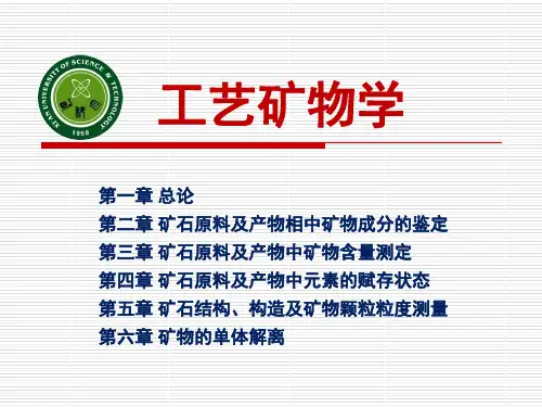1.工艺矿物学总论