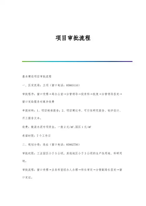 项目审批流程