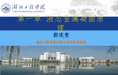 第一章 液态金属凝固原理