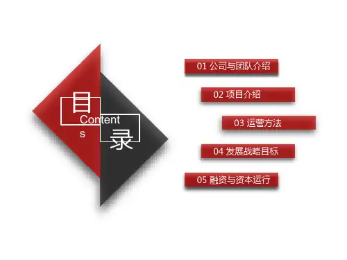 黑白微立体商业融资计划书图表ppt课件