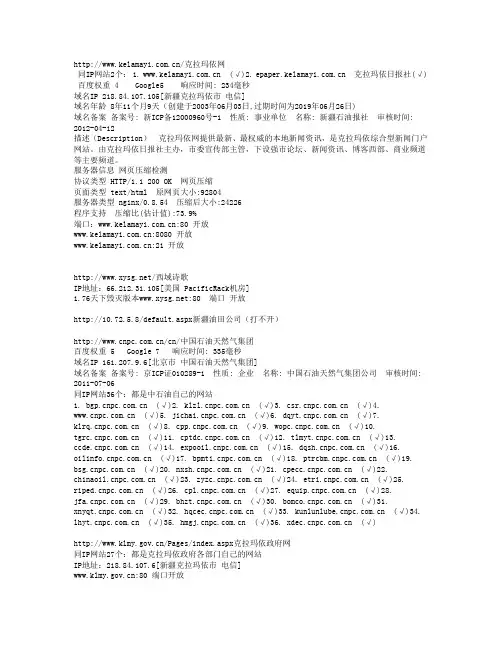 克拉玛依网站