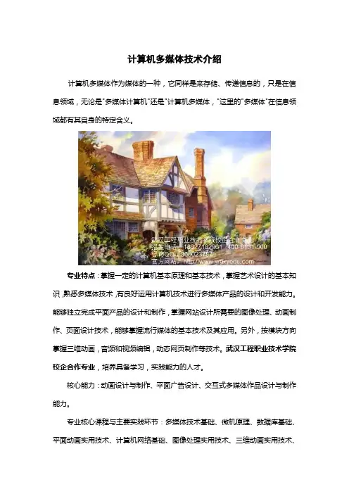 计算机多媒体技术介绍