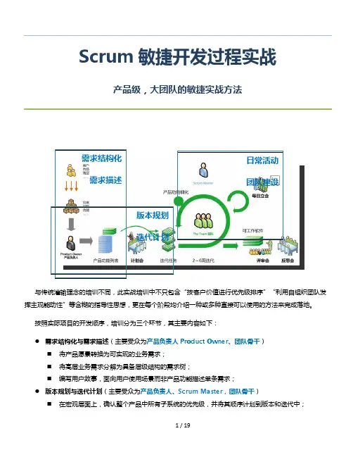 敏捷开发过程