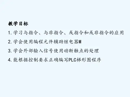 项目02三相异步电动机单向连续运行PLC控制