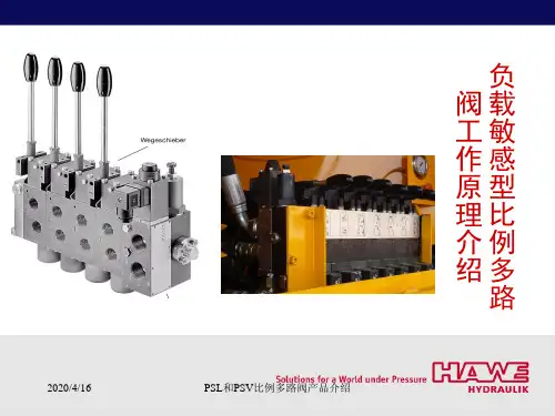负载敏感型比例多路阀工作原理介绍讲课讲稿