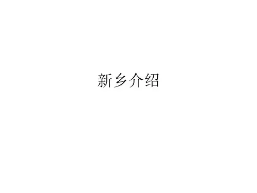 新乡介绍