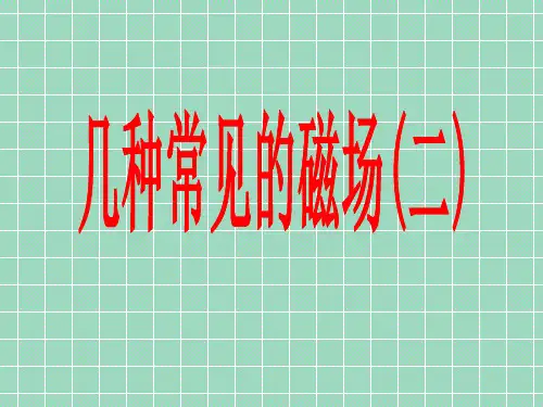 几种常见的磁场(刘玉兵)
