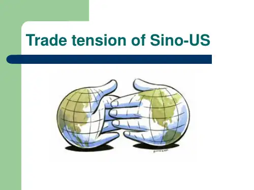 Trade tension of Sino-US